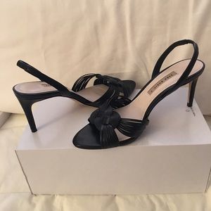 ZARA BLACK SLINGBACKS